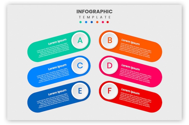 6 etapas para um modelo de design infográfico