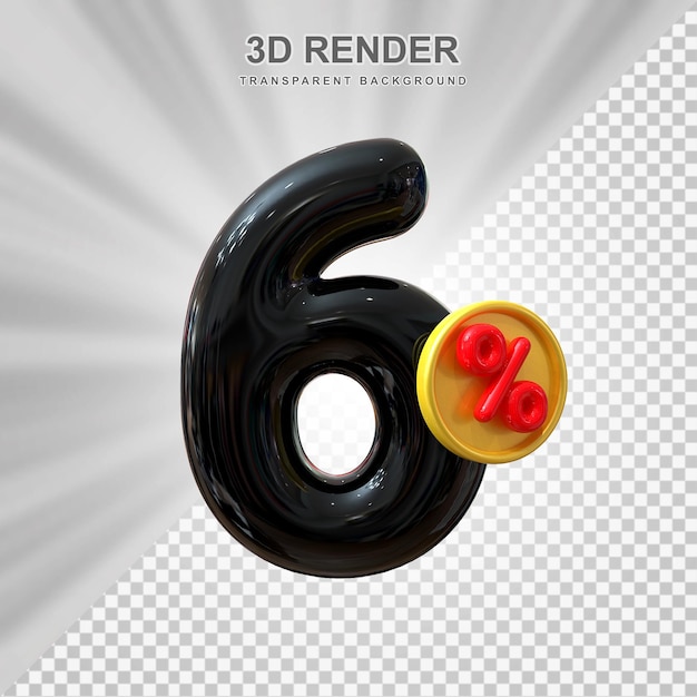 PSD 6% de réduction sur la vente 3d