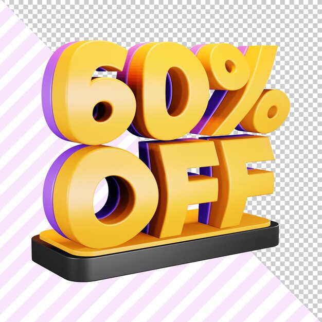 60 por ciento de descuento en renderizado 3d