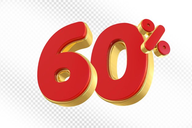60 por ciento de oferta roja en 3D