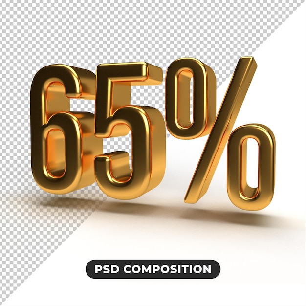 65 % De Réduction Sur La Promotion De L'or Rendu 3d Grande Offre Vente étiquette D'offre Spéciale