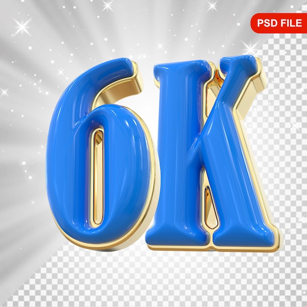 6K Sigue Número Azul Gracias por seguir