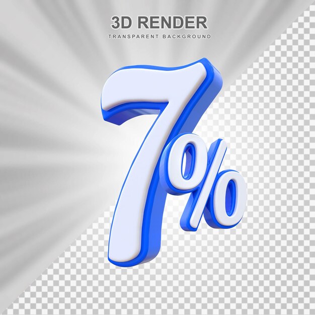 7 por ciento de descuento en la venta de 3D