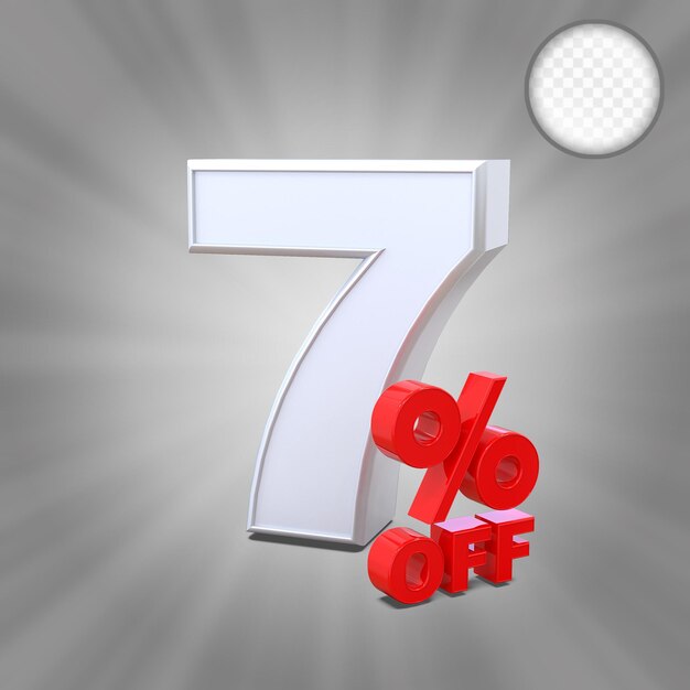 7% de descuento en la venta de plata 3D