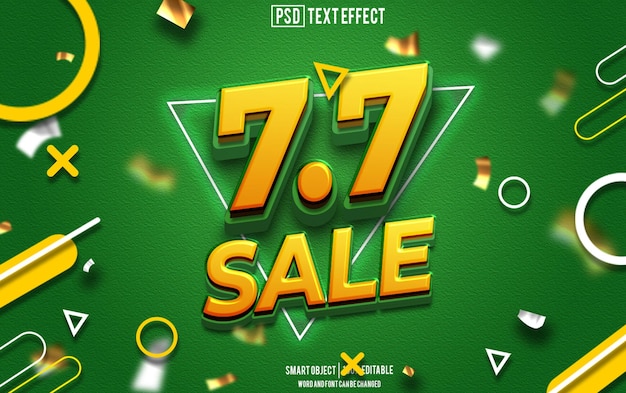 7 venta de textos con efectos de fuente tipografía editable texto en 3D