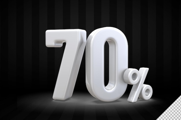 70% de oferta em renderização 3D