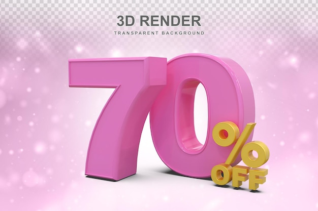 70% de descuento en 3D