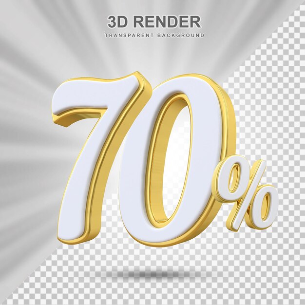 70 Prozent Gold-Angebot in 3D
