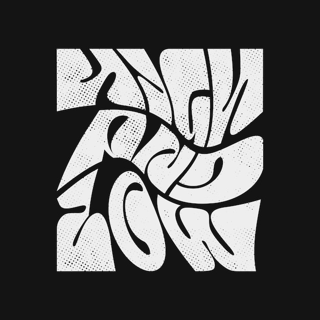 727 Flows Bold Graffiti-Style Typography