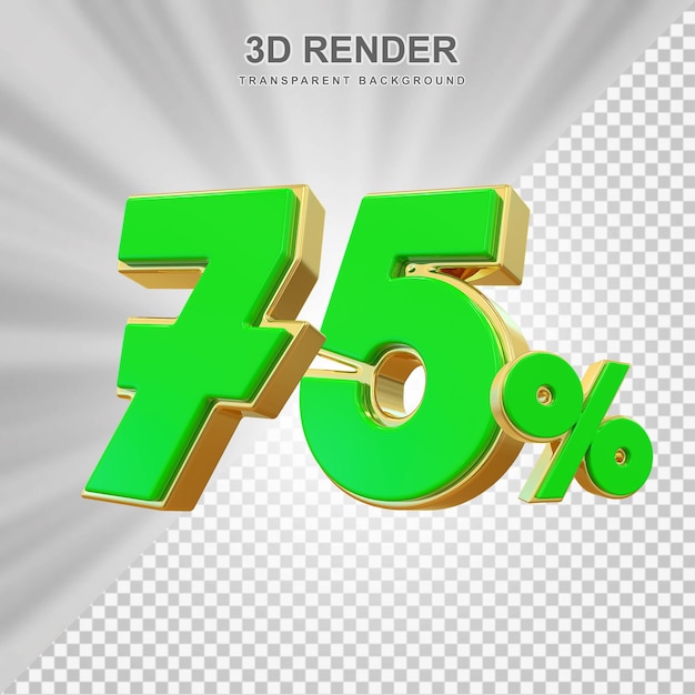 75% de descuento en la venta de 3D