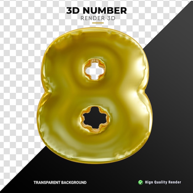 8 3D-Rendering 8. März Frauentag in hoher Qualität rendern