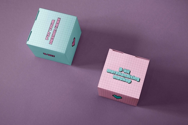 8-bit-merchandising-umschläge-box-design