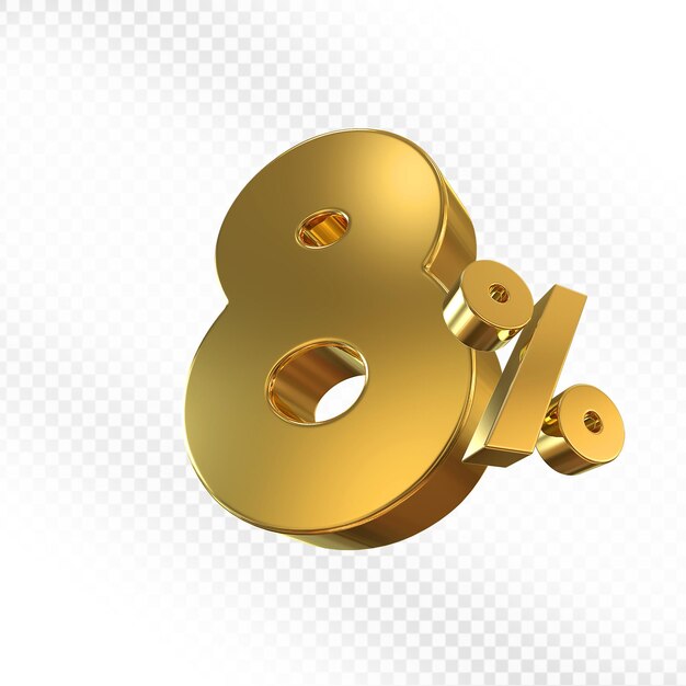 8 por ciento de descuento en la promoción de ventas de Golden 3D