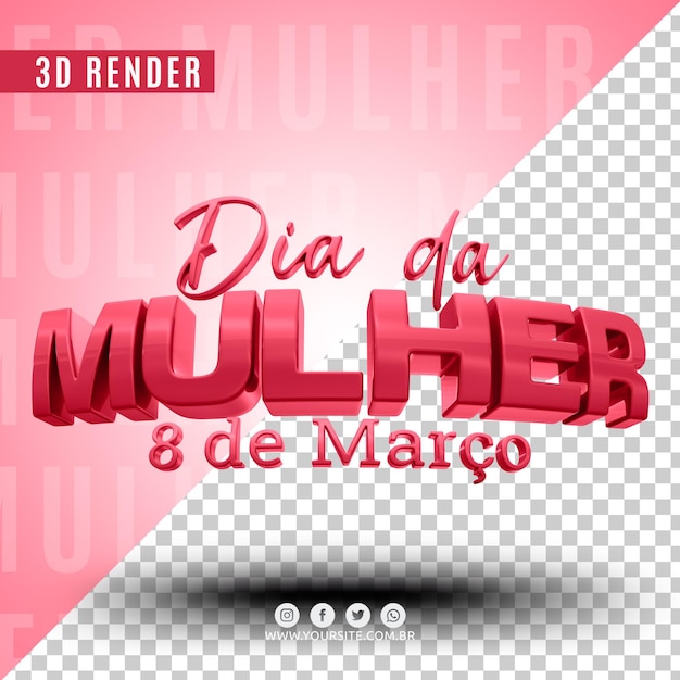 8 de março dia internacional da mulher