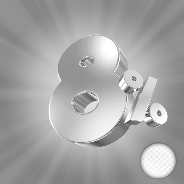 8% di sconto sulla vendita d'argento 3D