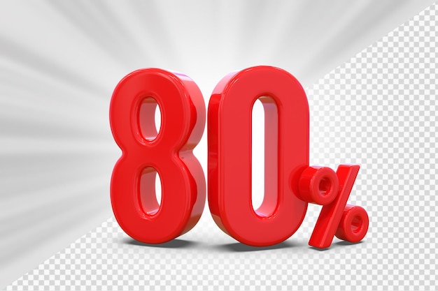 80 Prozent Angebot im 3D-Rendering