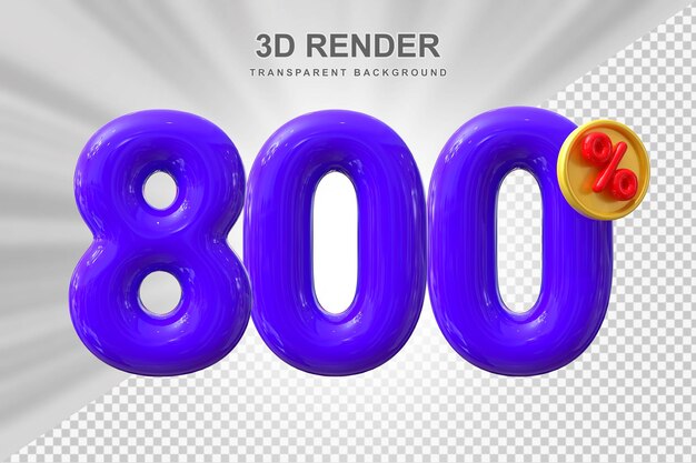 800 por ciento de descuento en venta de 3D