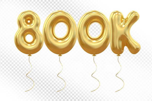 800K sigue el globo de oro gracias por seguir