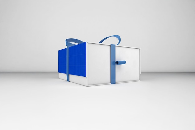 815 25 2 141 20 Mockup für eine Geschenkkiste