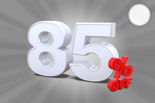 El 85 por ciento de descuento en la venta de plata 3D