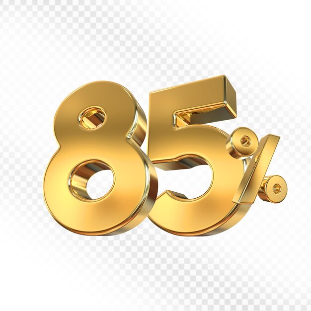 85 Prozent Gold-Angebot in 3D