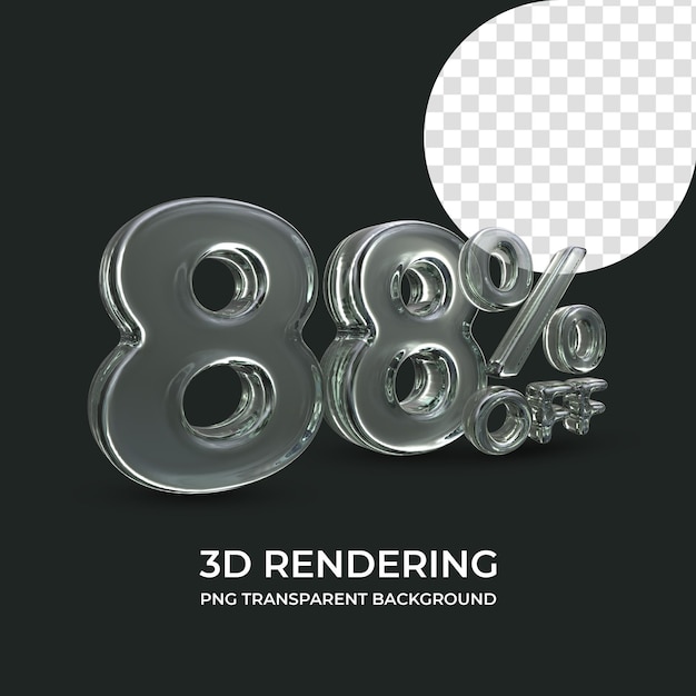 88 Prozent Rabatt auf 3D-Rendering, isolierter transparenter Hintergrund
