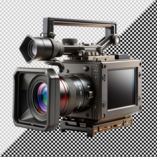 PSD 8k camera on transparent background