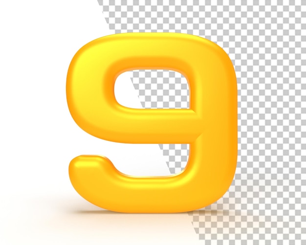 9 número nueve logo signo 3d