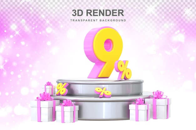 9% De Promotion Avec Un Cadeau 3d