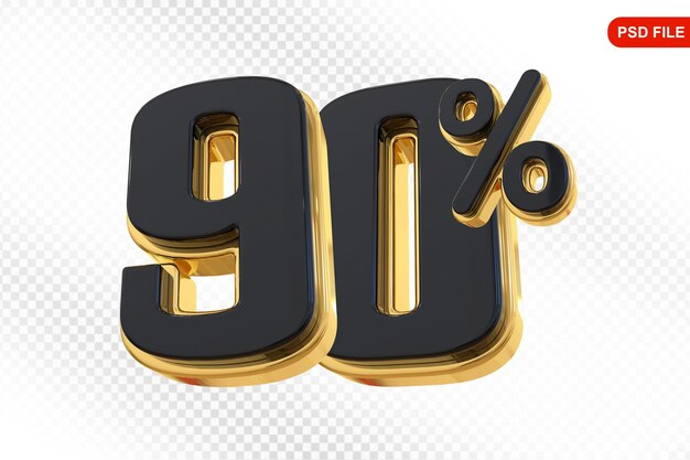 90 por ciento de negro ofrece en 3D