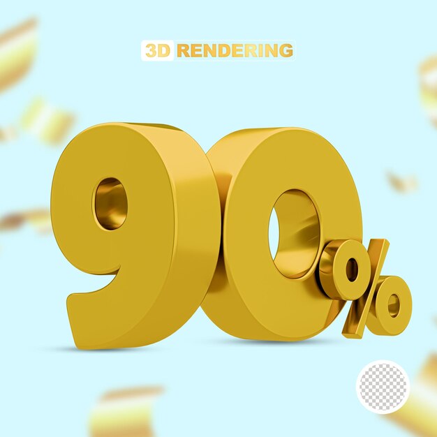 90 por ciento