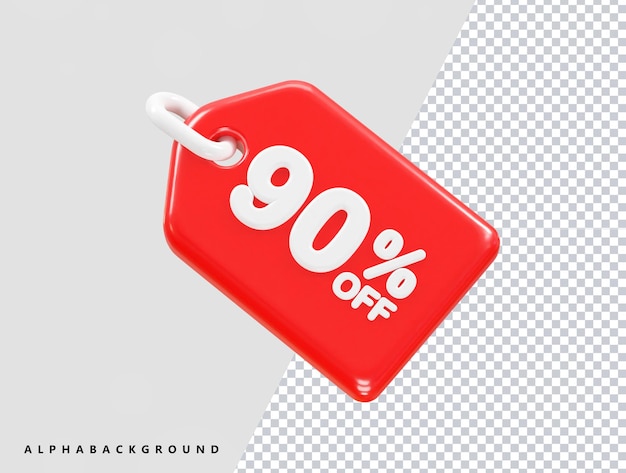 90% de descuento en la venta del icono 3D.