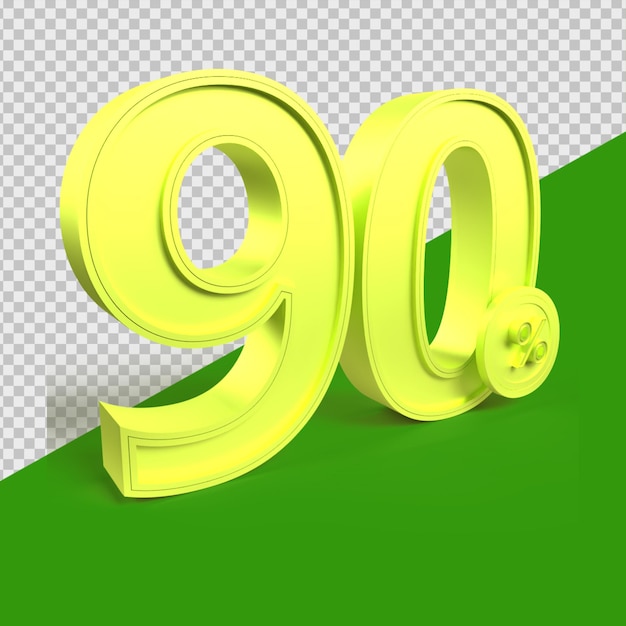 90 por cento