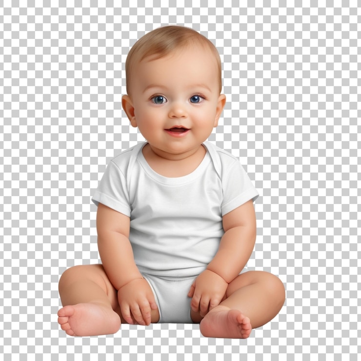 PSD a baby wearing a shirt that says  algarve  on it