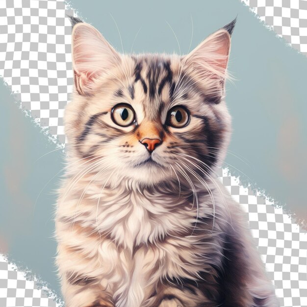 PSD a bélgica acolhe um retrato europeu de um gato