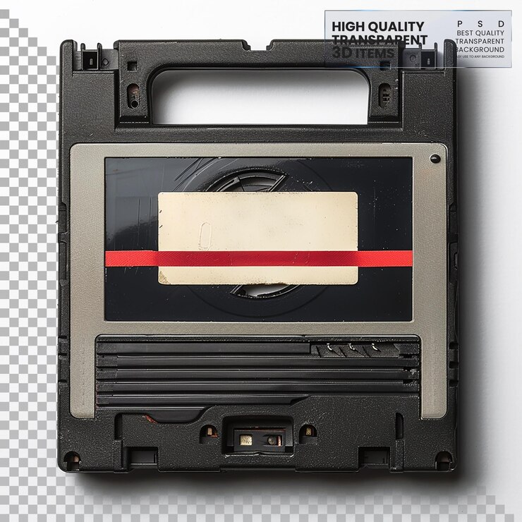 PSD a black and red tape dispenser that says  fresh quality quality
