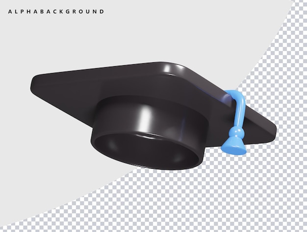 a black object with a blue band on it is shown on a white background