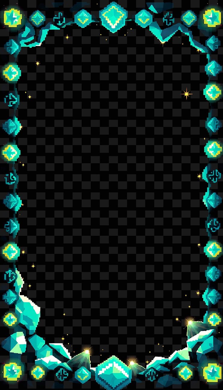 PSD a black square with a glowing star on the center