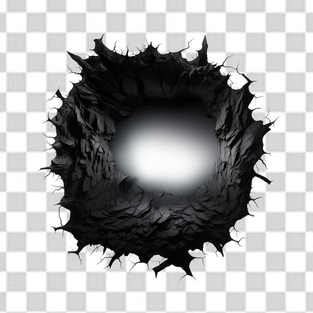 PSD a black tron paper png