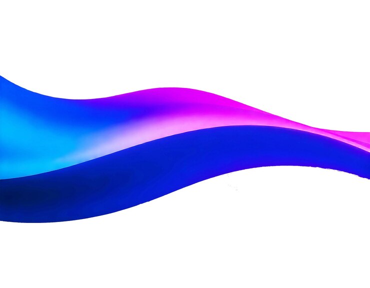 a blue and purple colored stream of soap is shown in this image
