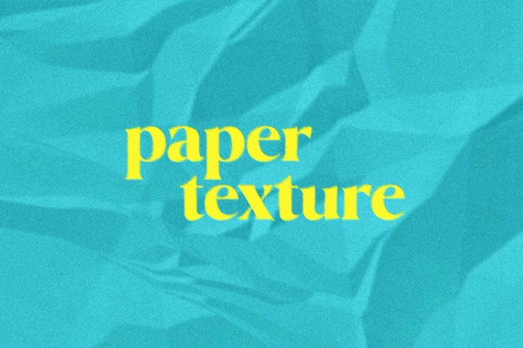 PSD a blue and yellow poster with the words paper cut