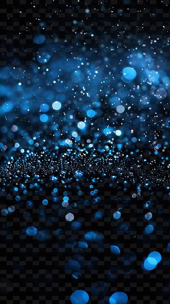 PSD a blue background with glitter and stars