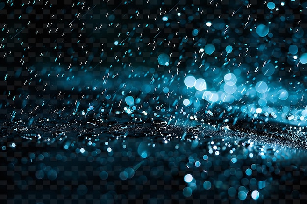 PSD a blue background with water drops