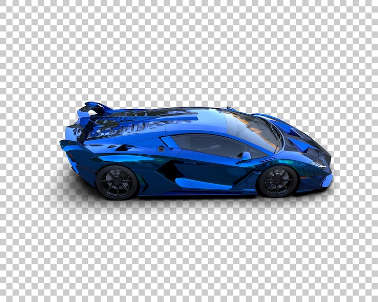 PSD a blue car with the word quot auto quot on the front
