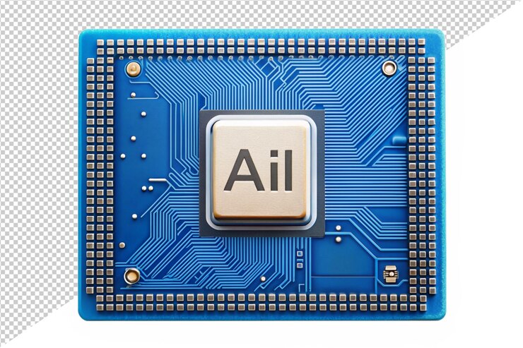 PSD a blue electronic device with the word all written on it