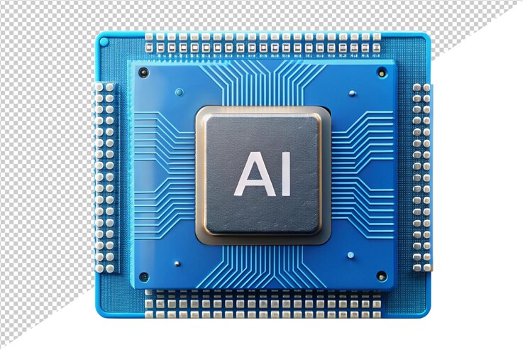 PSD a blue electronic device with the word  on it