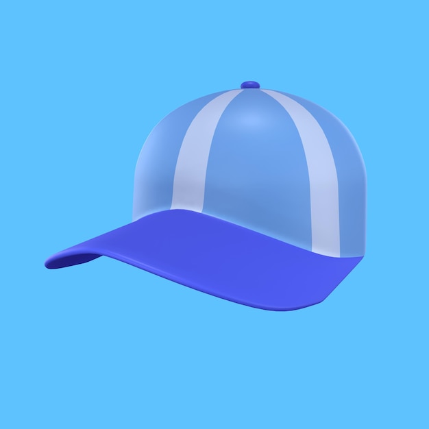 a blue hat on a summer's day