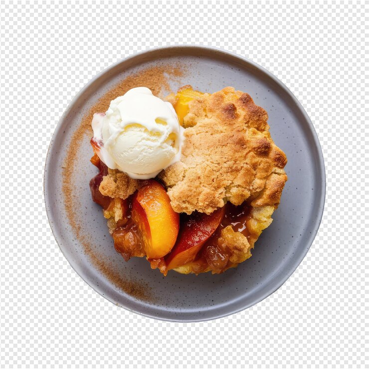 PSD a bowl of food with a bowl of ice cream and a strawberry