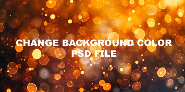 PSD a bright orange background with many small circles