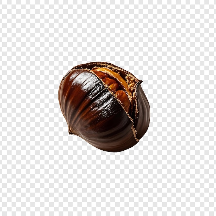 PSD a brown ball with a brown cap on it